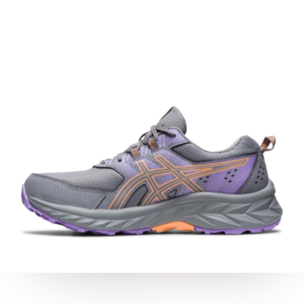 ASICS Women's Gray and Orange Athletic Shoes
